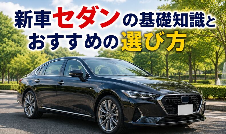 画像2380：新車セダンの基礎知識とおすすめの選び方