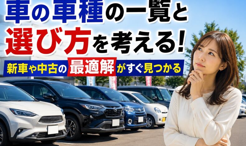 画像2390：車の車種の一覧と選び方を考える！新車や中古の最適解がすぐ見つかる